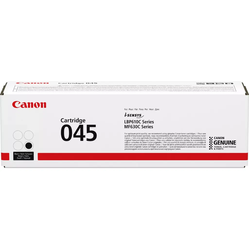 Canon 045BK Black Toner Cartridge 1242C002