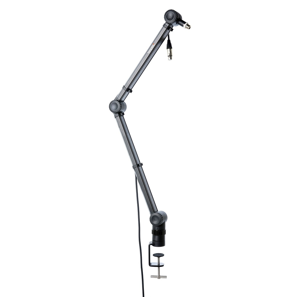 Bespeco MSRA20 Aluminium Broadcast Mic Arm with Desk Mount Clamp
