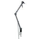 Bespeco MSRA20 Aluminium Broadcast Mic Arm with Desk Mount Clamp