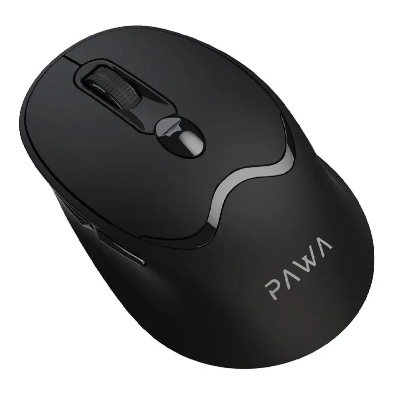 Pawa 6D Wireless Mouse with Side Buttons and Auto Sleep Function PW-VM6D16DP-BK