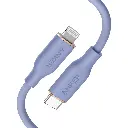 Anker PowerLine III Flow USB-C With Lightning Connector (PURPLE, 3FT 0.9m) A8662HQ1