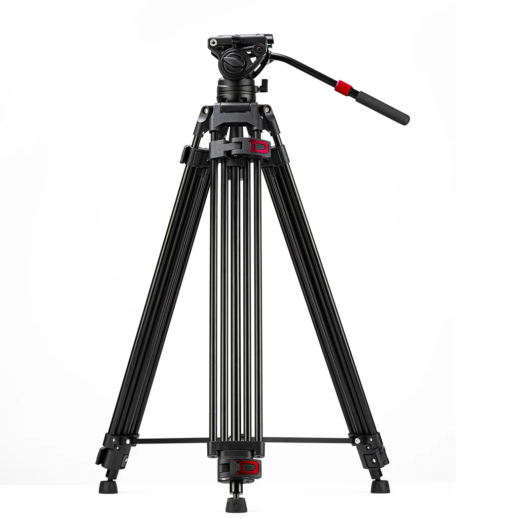 Provision Professional DV-3A Aluminium Video Tripod kit with Fluid Head and Bag PV DV 3A
