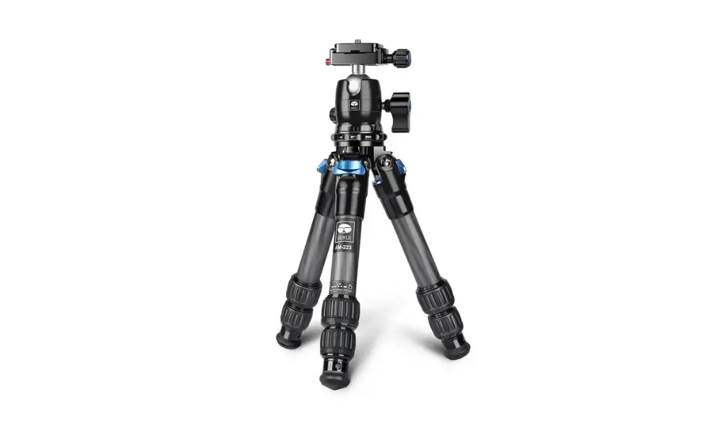 Sirui AM-223 Carbon Fiber Mini Travel Tripod with B-00K Ball Head AM-223+B-00K