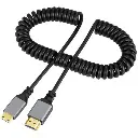 DigitalFoto Solution Limited Coiled Standard Mini HDMI to HDMI Cable (1.6 to 7.9')