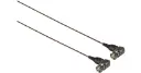 Shape SKI12N Skinny 90° Degree BNC SDI Cable 12-Inch Black