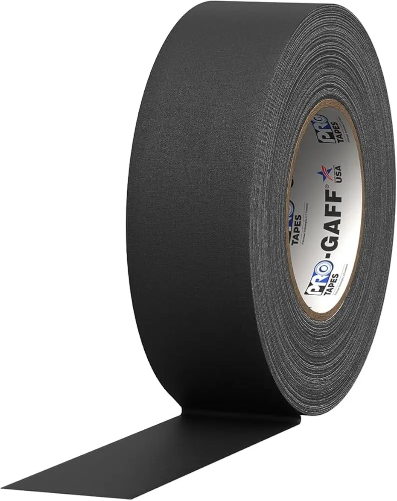 ProTapes Professional Cloth Gaffer Tape Black 2 x 55 Yards Black 
