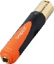 Bespeco SLAD125 XLR Male Plug to 6.3mm Mono Jack Female Socket Adapter
