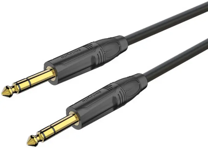 Roxtone GMJJ200L5 6.3mm Stereo Plug 6.3mm Stereo Plug, 5M Gold