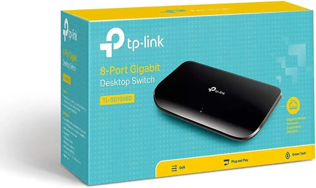 TP-Link 8 Port Gigabit Ethernet Network Switch TL-SG1008D