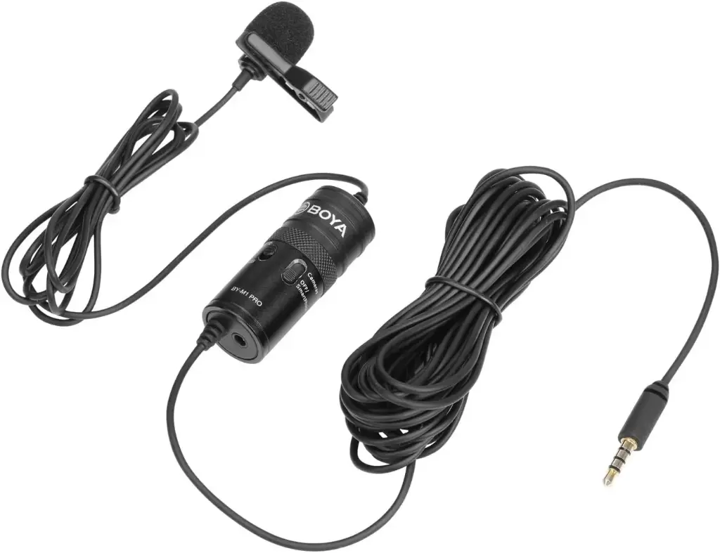 Boya BY-M1 Pro Universal Lavalier Microphone Black