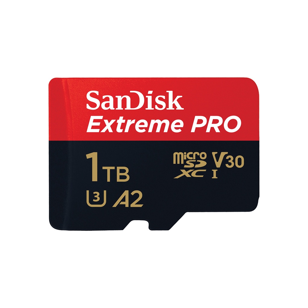 SanDisk Extreme Pro 200MB/s 1TB MicroSDXC UHS-I Card with Adapter SDSQXCD-1T00-GN6MA V30
