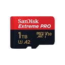 SanDisk Extreme Pro 200MB/s 1TB MicroSDXC UHS-I Card with Adapter SDSQXCD-1T00-GN6MA V30