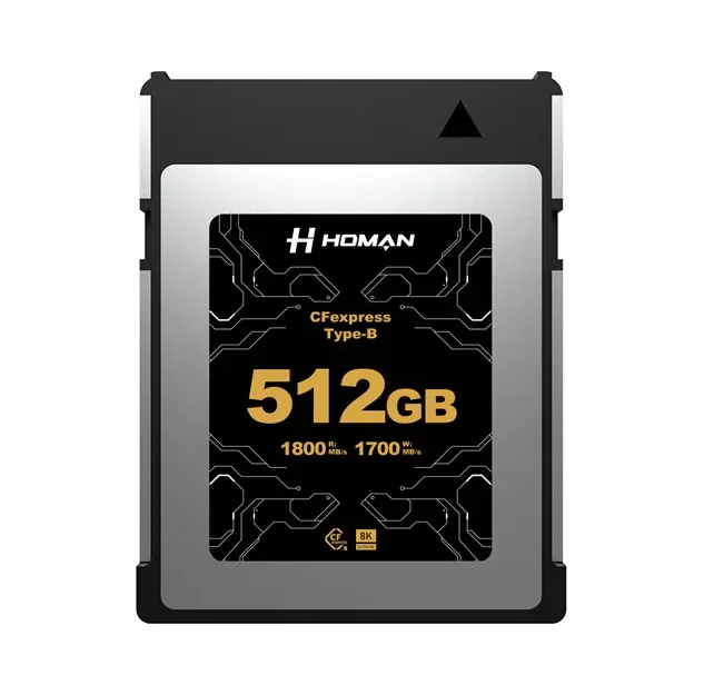 Homan 512GB CFexpress Type B Memory Card R1800MB/s W1700MB/s HMCFB00512GB