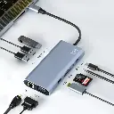 Pawa 10in1 USB-C Hub With 4K HDMI & VGA PW-TCHUB101