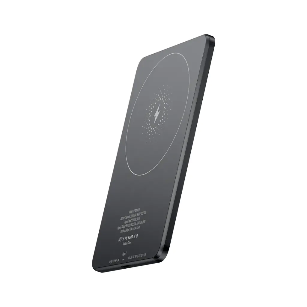 Powerology PP063 5000mAh Ultra-Thin Magsafe Power Bank Grey PPBCHA63-GY
