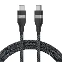 Anker 3ft 240w USB-C to USB-C Upcycled Braided Cable Black A82E2H11