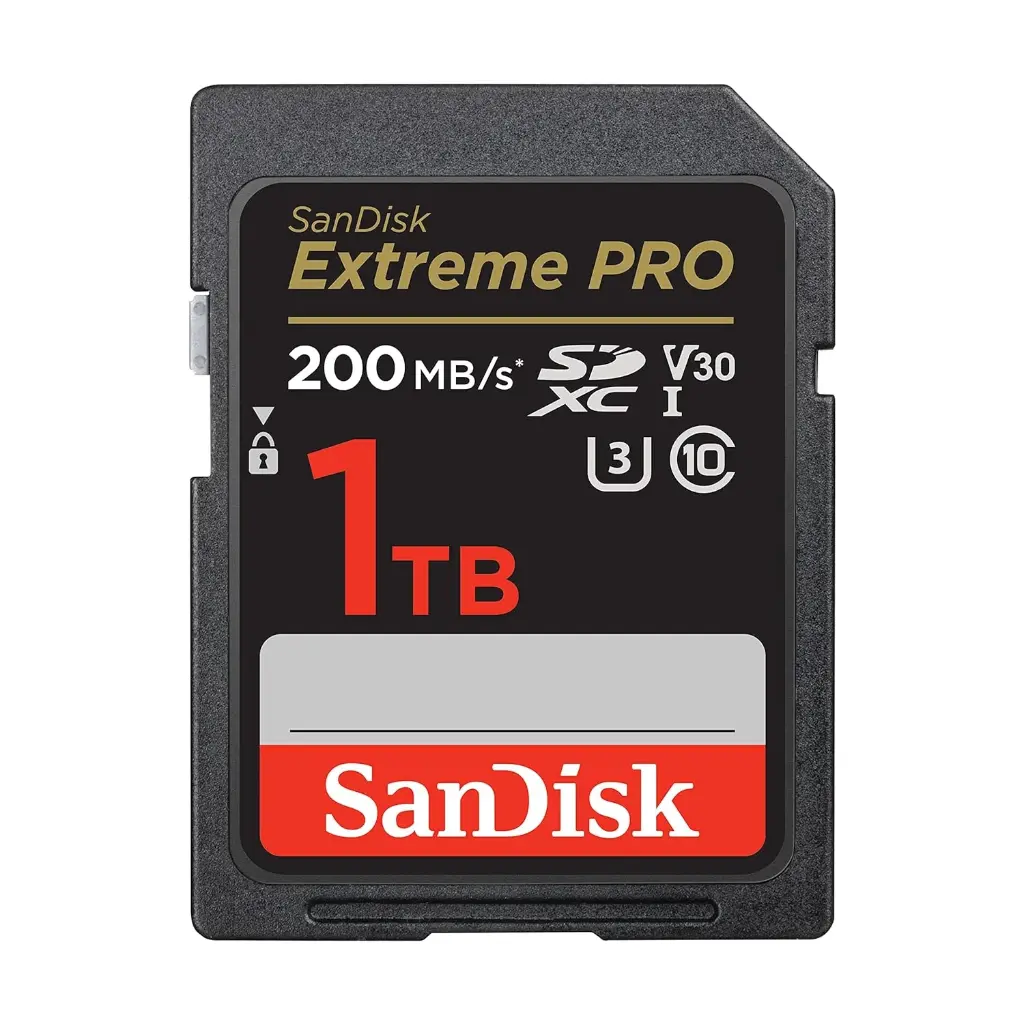 SanDisk Extreme Pro 200MB/s 1TB SDXC UHS-I Card SDSDXXD-1T00-GN4IN V30