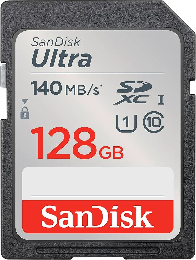 SanDisk Ultra 140Mbps 128GB SDXC UHS-I Card SDSDUNB-128G-GN6IN