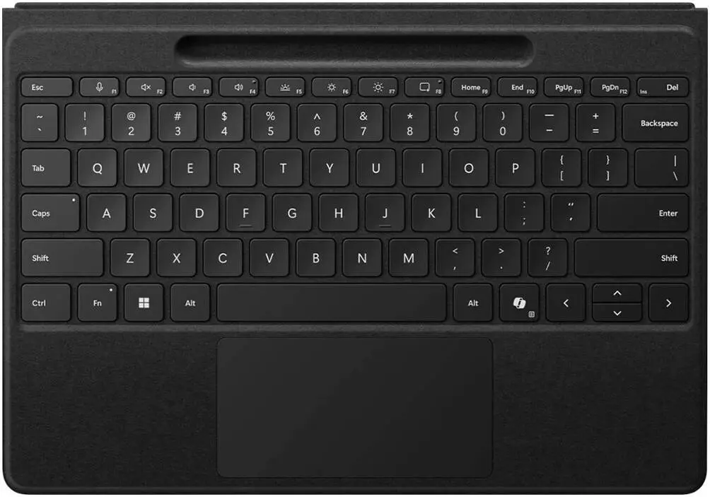 Microsoft Surface Pro Flex Keyboard With Pen Storage Arabic Black ZQZ-00017