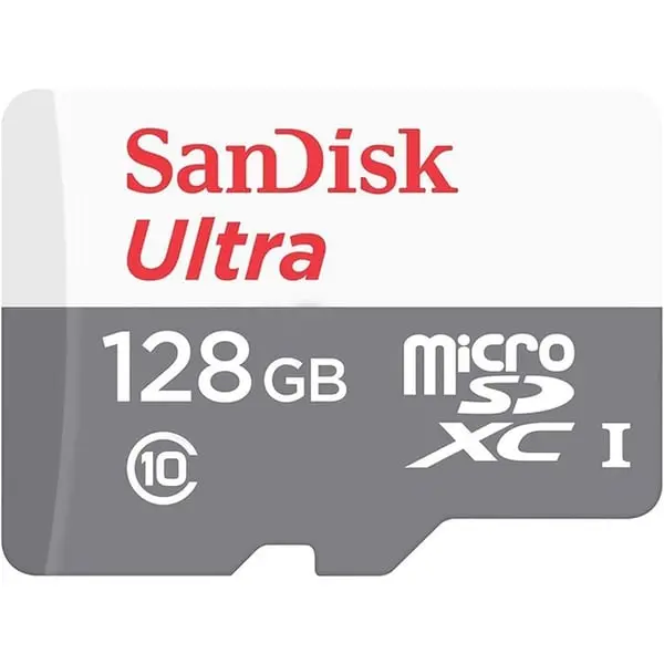 Sandisk Ultra 100Mbps 128GB MicroSDXC UHS-I Card SDSQUNR-128G-GN6MN
