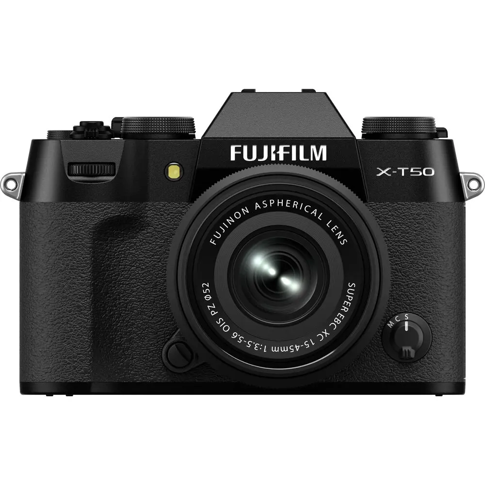 FUJIFILM X-T50 Mirrorless Camera with XC15-45mm f/3.5-5.6 OIS PZ Lens Black 16828777