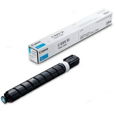 Canon C-EXV 51L Cyan Toner Cartridge (0485C002)