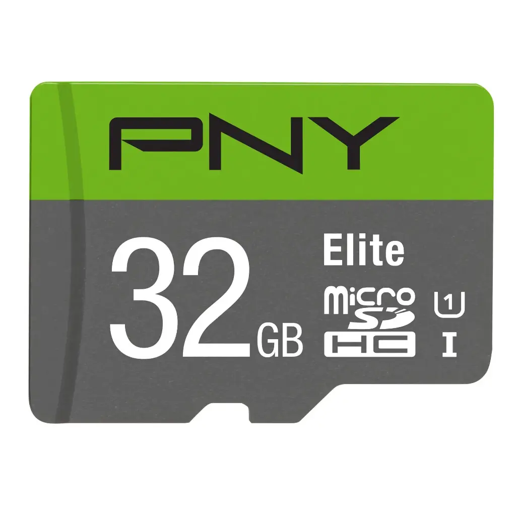 PNY Elite 100Mbps Class10 UHS-I MicroSDHC Card with Adapter (32GB)