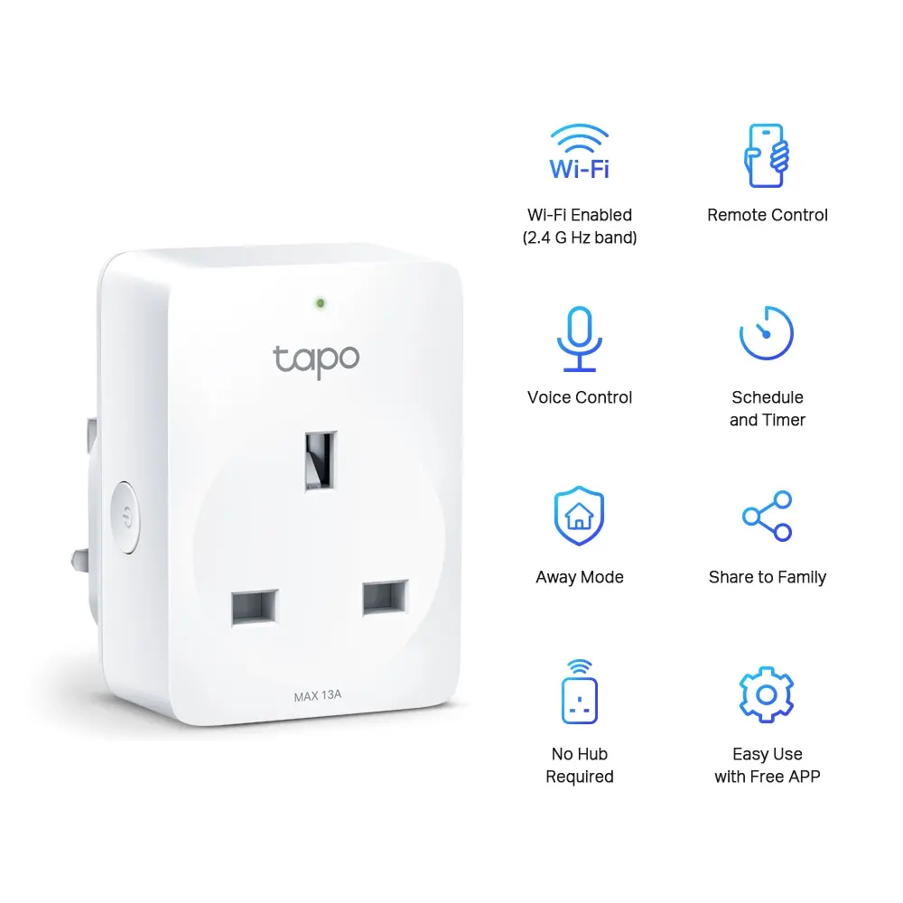 TP-Link Mini Smart Wi-Fi Plug Tapo P100