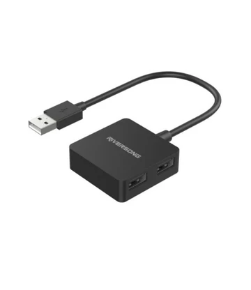Riversong Nexus U4 4-Port USB Hub Black NEXUSU4-HB15