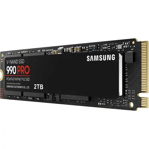 Samsung 990 Pro 2TB 7450Mbps PCIe 4.0 MVNe M.2 SSD Storage MZ-V9P2T0BW