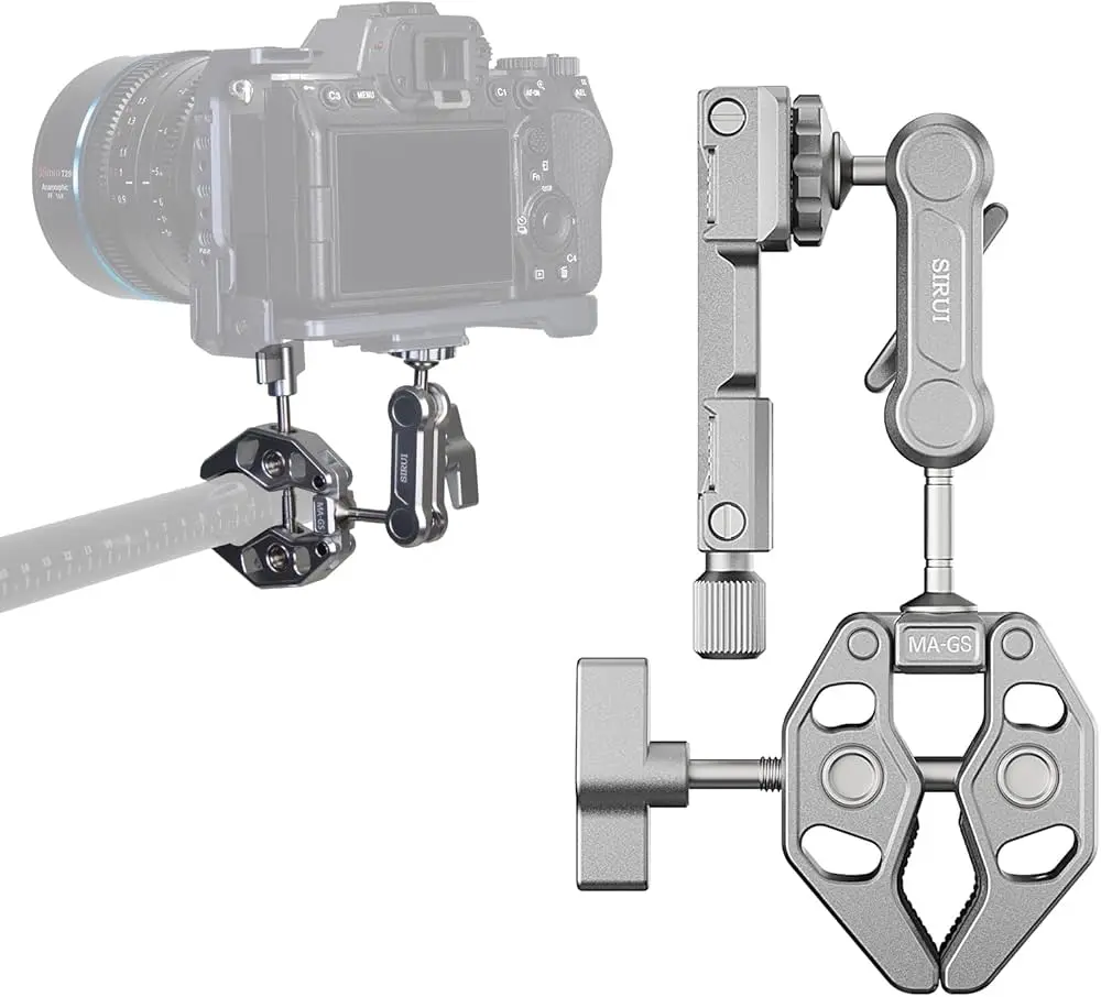 Sirui Alien Series MA-GS Crab Clamp with Magic Arm Silver 