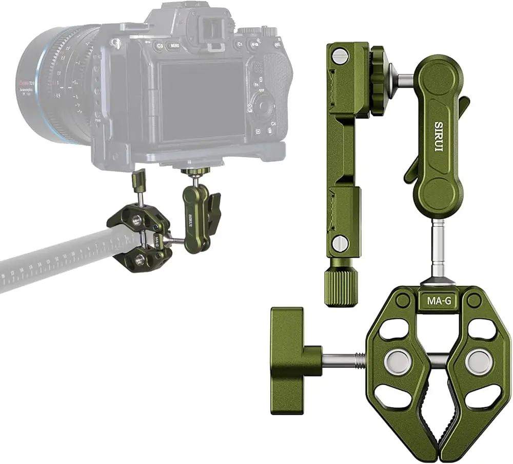 Sirui Alien Series MA-G Crab Clamp with Magic Arm Green