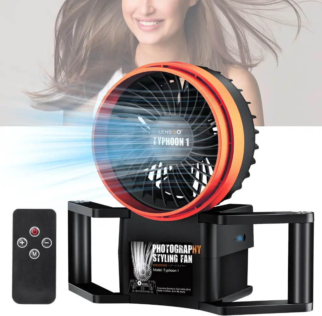 Lensgo Typhoon 1 Photography Styling Fan