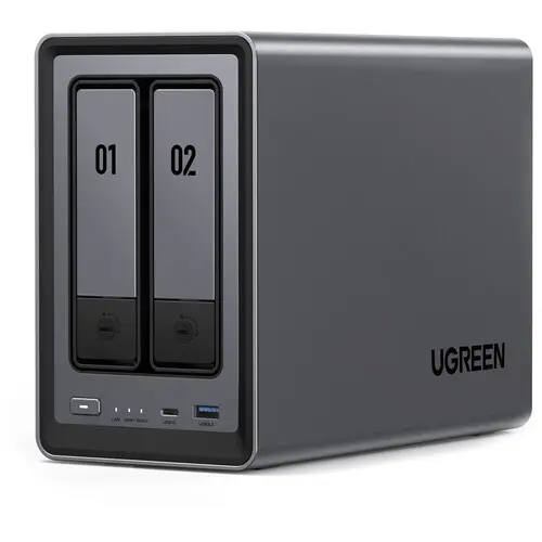 UGreen NASync DXP2800 2-Bay Nas Storage With Intel N100 Quad Core CPU, 8GB DDR5 RAM 25242