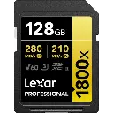 Lexar Professional 1800x 128GB UHS-II V60 U3 R280MB/s W210MB/s C10 SDXC Memory Card LSD1800128G-BNNNG
