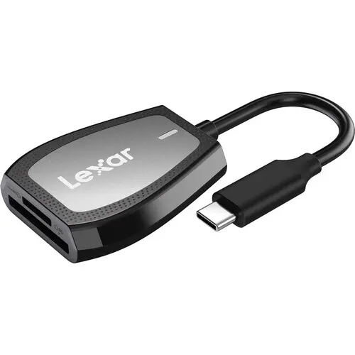 Lexar Professional USB Type-C Dual-Slot Card Reader LRW470U-RNHNG