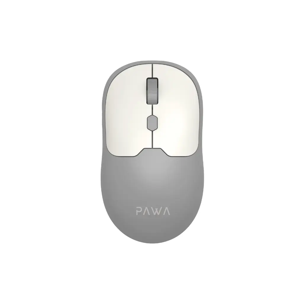 Pawa Dual Mode Wireless Mouse with 1600DPI Grey & White PW-CABTMK16-GYWH