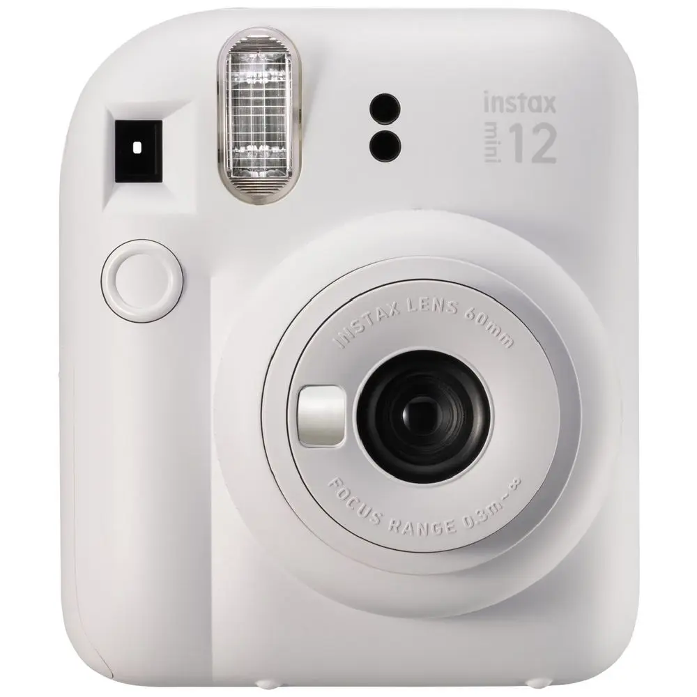 FujiFilm Instax Mini 12 Instant Camera Clay White