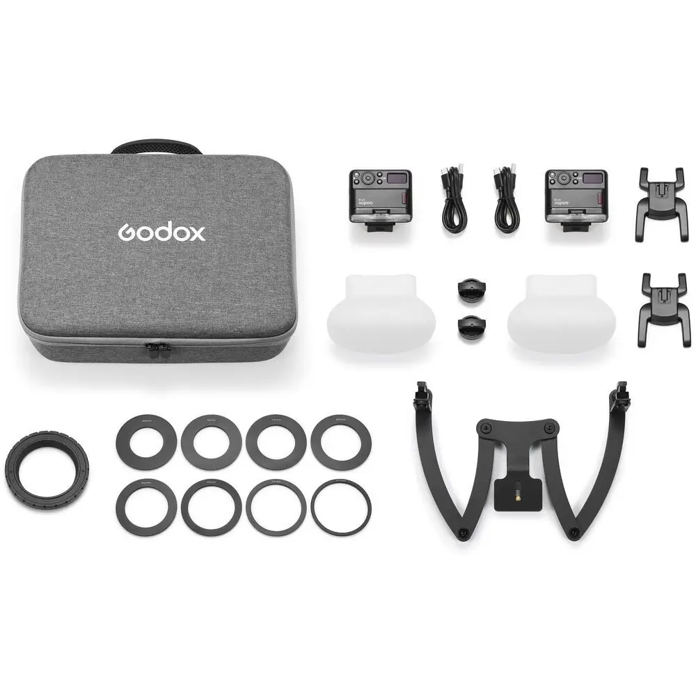 Godox MF12 Dental Macro Flash Kit with Bracket - No Trigger MF12-DK3
