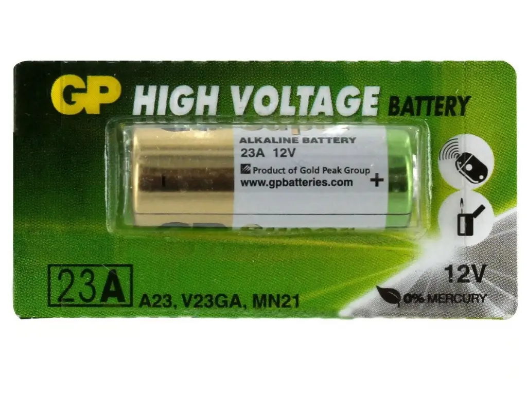 GPBatteries A23 12V Alkaline 23-A Replacement Battery 23AE GP VAL-23A