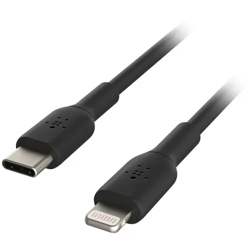 Belkin Boost Charge Lightning to USB-C Cable (3.3', Black) CAA003BT1MBK