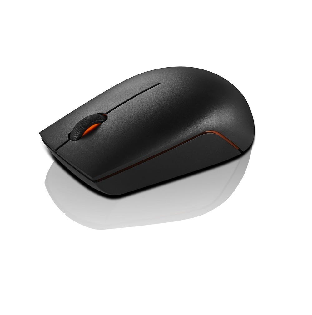 Lenovo 300 Wireless Compact Mouse Black GX30K85315