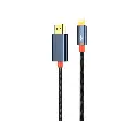 Porodo Woven Lightning to HDMI Cable 2Mtr PD-CBL0017-BK