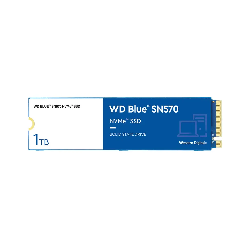 WD Blue SN570 3500Mbps M.2 2280 NVMe SSD Storage (1TB) 