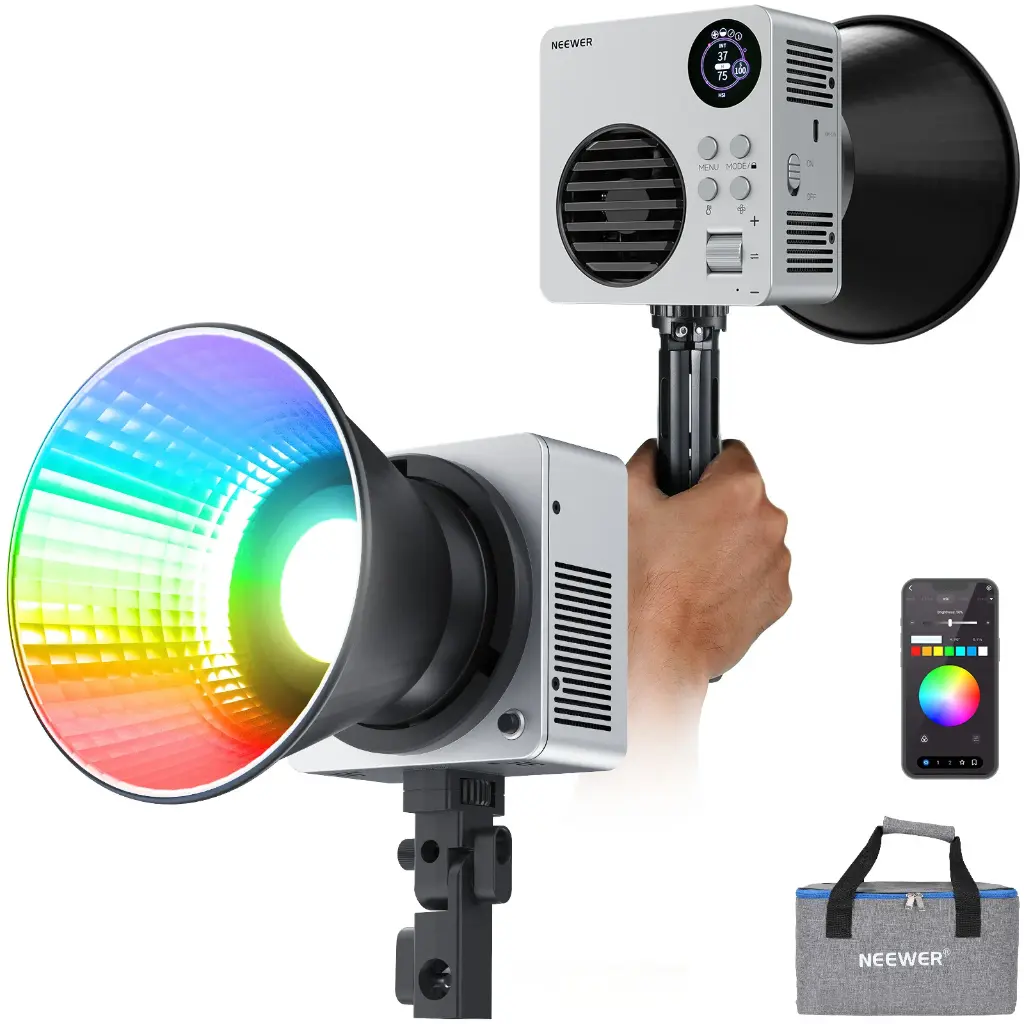 Neewer HB80C RGBWW Mini RGB LED Monolight
