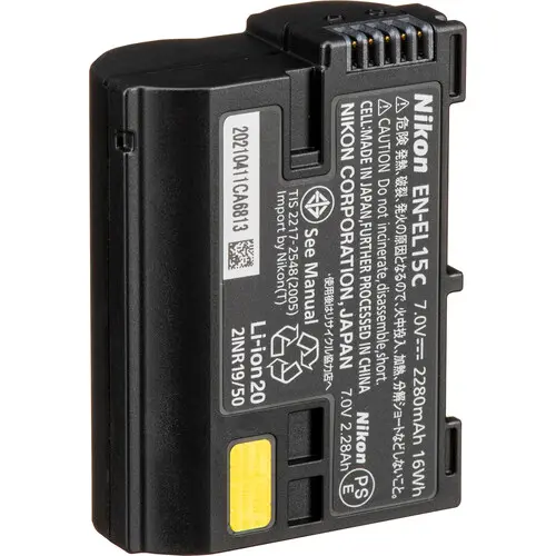 Nikon EN-EL15c Rechargeable Lithium-Ion Battery Pack (7.V, 2280mAh)