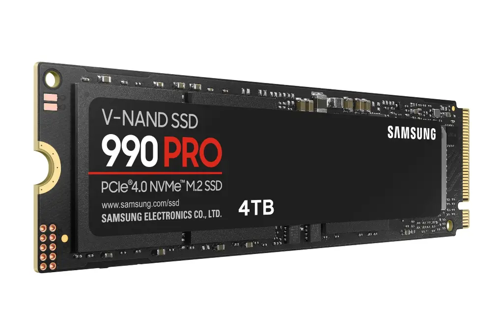 Samsung 990 Pro 4TB 7450Mbps PCIe 4.0 MVNe M.2 SSD Storage MZ-V9P4T0BW
