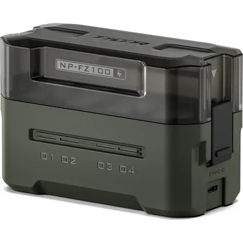 Tilta Portable Charging Station for Sony NP-FZ100(4-Channel) Green TBC-FZ100-GN