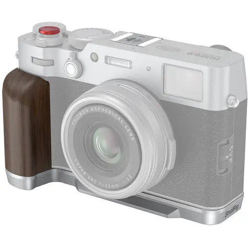 SmallRig Wooden L-Shaped Grip for FUJIFILM X100VI / X100V Silver 4804