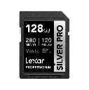Lexar Professional SILVER PRO SDXC™ 128GB UHS-II Card,up to 280MB/s read, 120MB/s write, C10 U3 V60 LSDSIPR128G-BNNNG